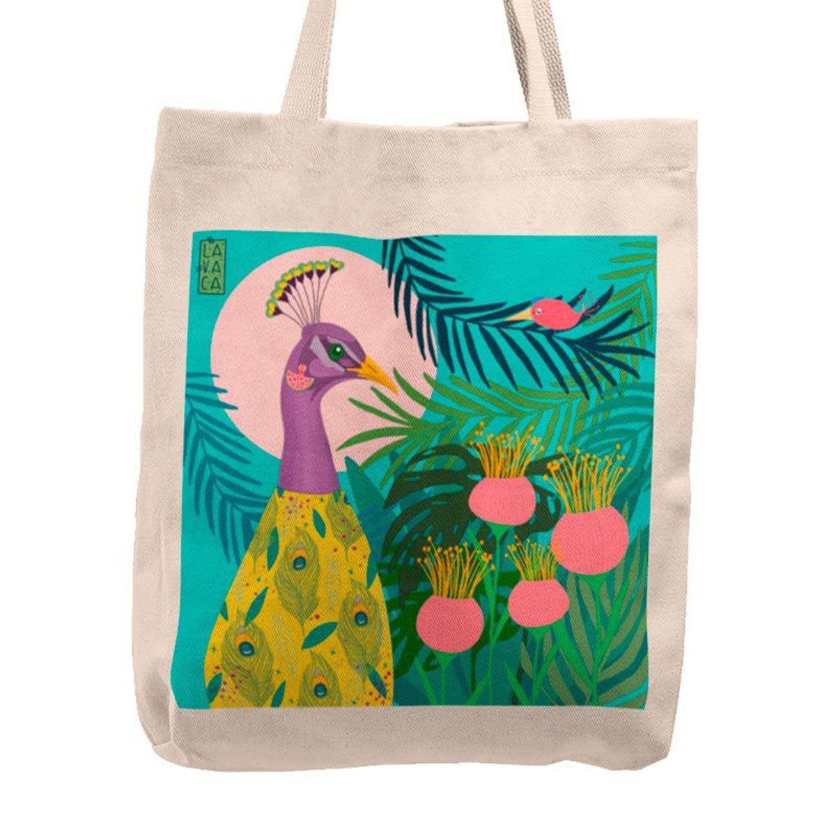 KUSTOMIT - Bolso Tela Tote Bag Cartera Playa - Agosto