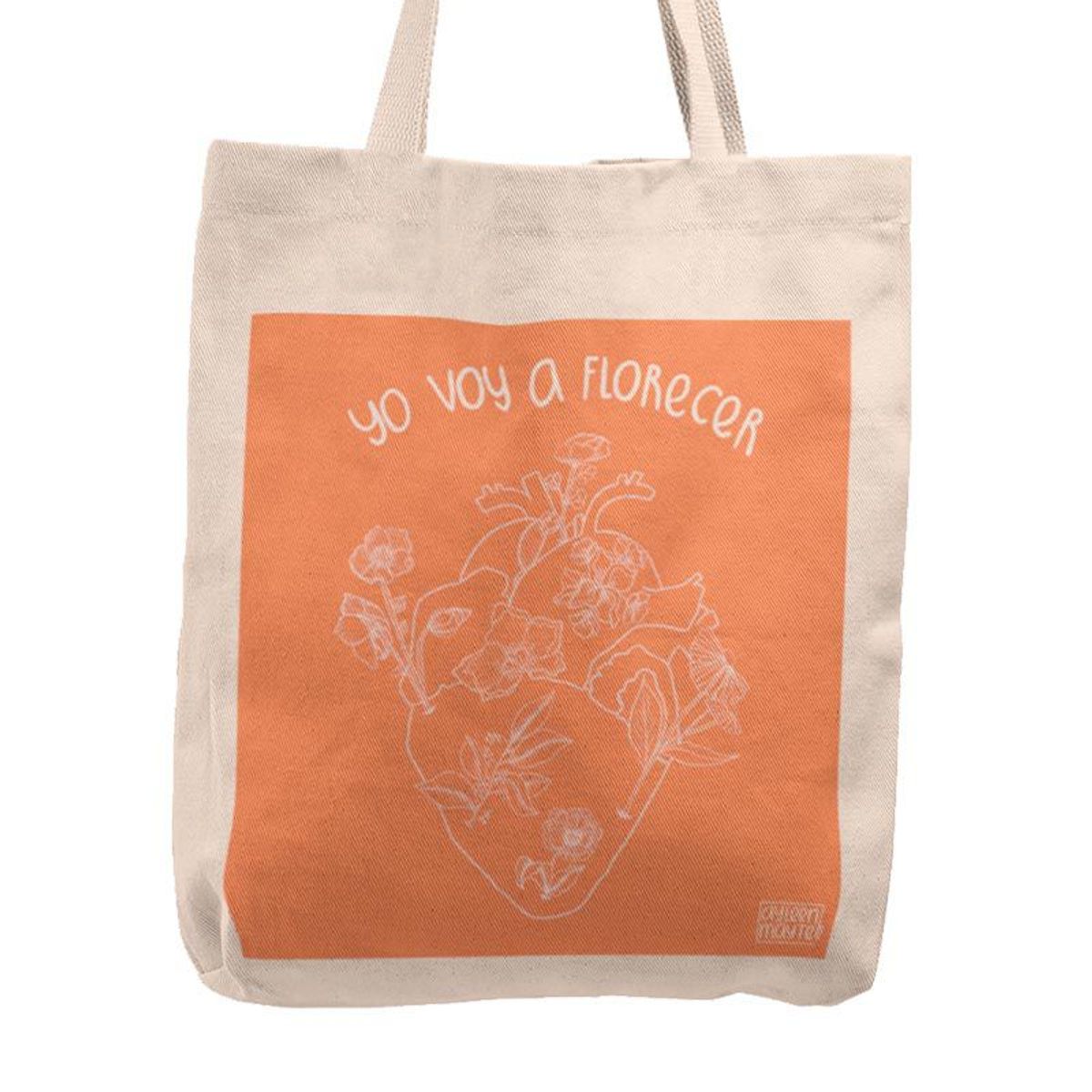 KUSTOMIT - Bolso Tela Tote Bag Cartera Playa - Corazón