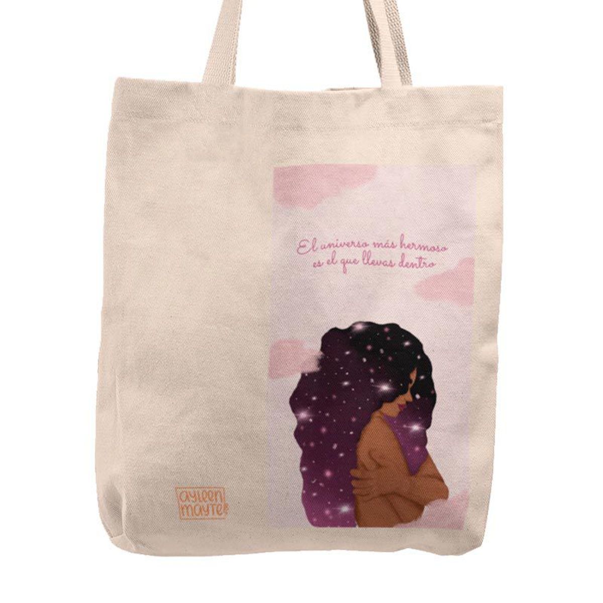 KUSTOMIT - Bolso Tela Tote Bag Cartera Playa - Universo