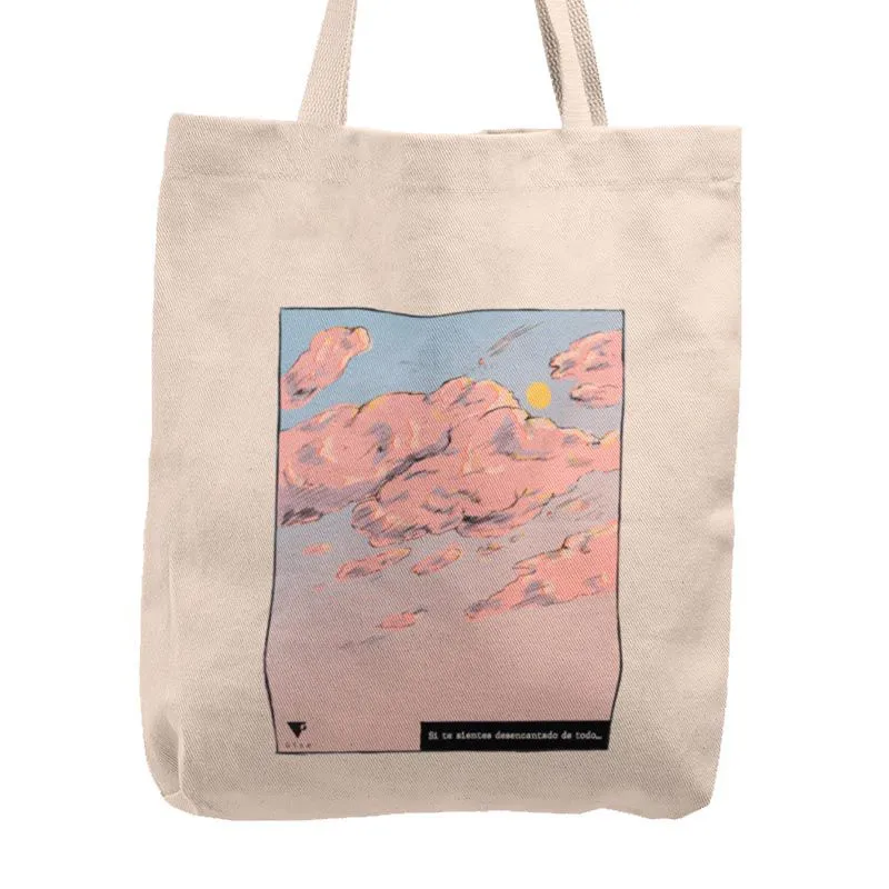 KUSTOMIT - Bolso Tela Tote Bag Cartera Playa - Serendipia