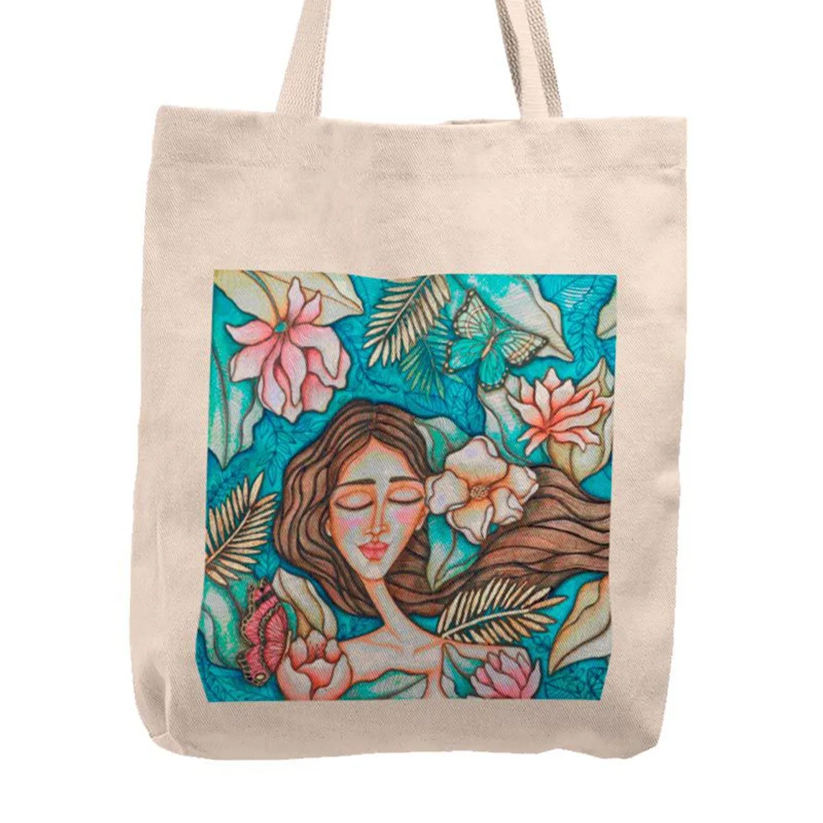 KUSTOMIT - Bolso Tela Tote Bag Cartera Playa - Calma en el Alma