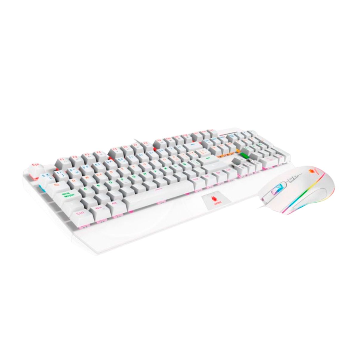 ANTRYX - KIT TECLADO MECANICO + MOUSE GAMING ANTRYX GC-5100 P/N: AGC-5100WPU-SP