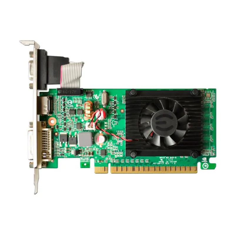 MALCREADO34458 - TARJETA DE VIDEO DUAL EVGA GEFORCE G210 1GB DDR3 P/N: 01G-P3-1312-LR