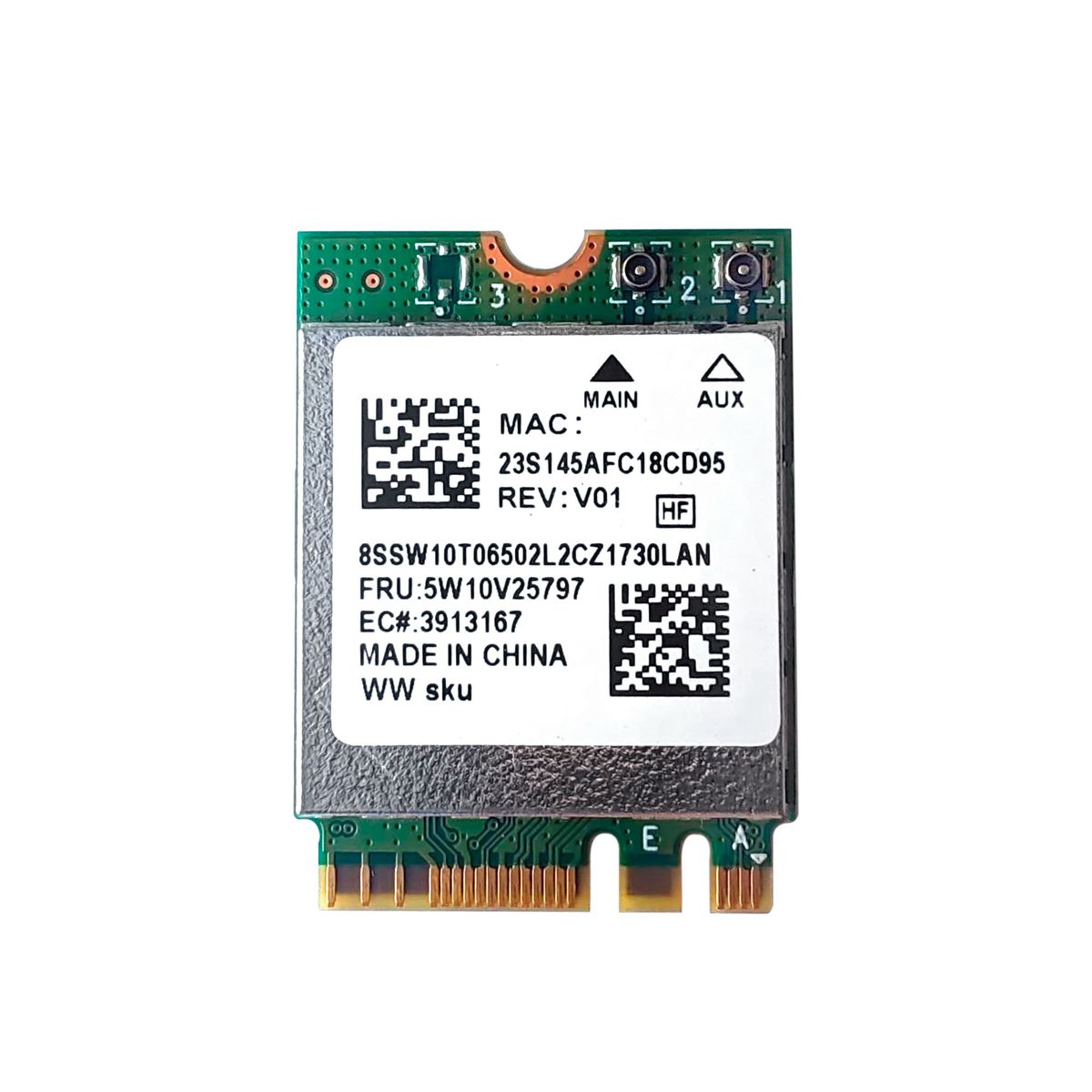 LENOVO - TARJETA WIFI PARA LENOVO L15 PN: 5W10V25797