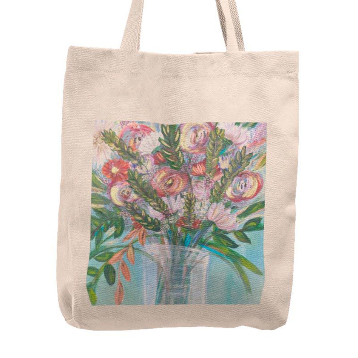 KUSTOMIT - Bolso Tela Tote Bag Cartera Playa - Jarron