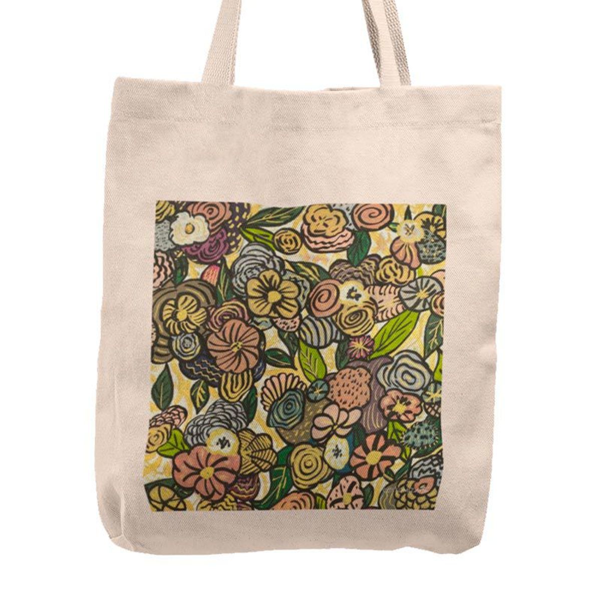 KUSTOMIT - Bolso Tela Tote Bag Cartera Playa - Noni Malva