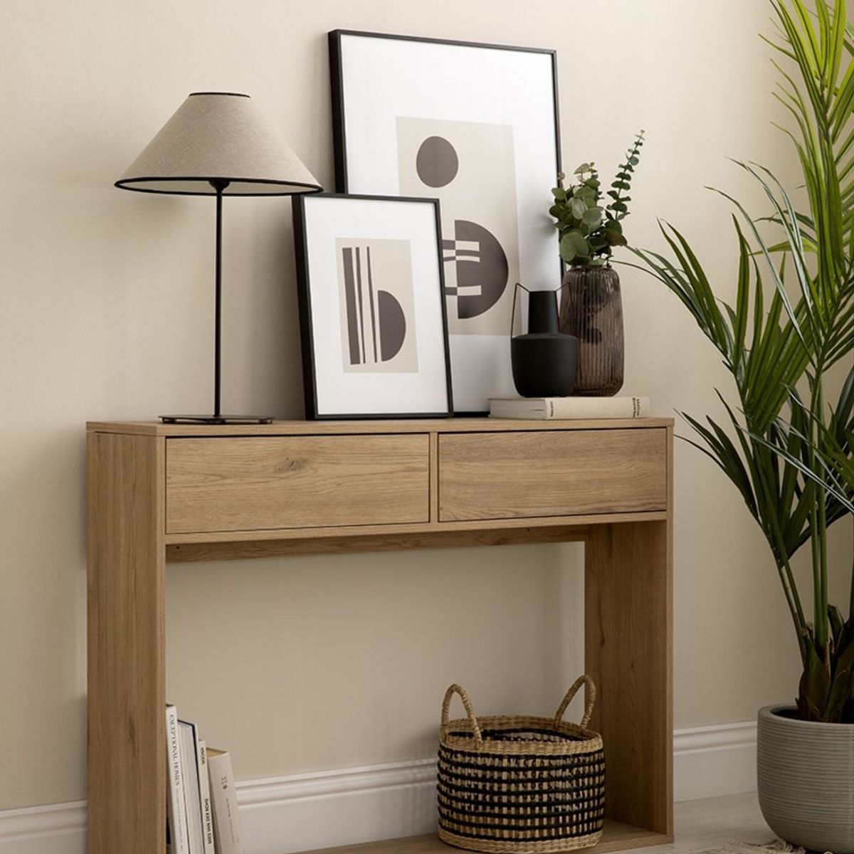 TU MESITA - Recibidor Moderno Willyfof 2 Cajones TU MESITA