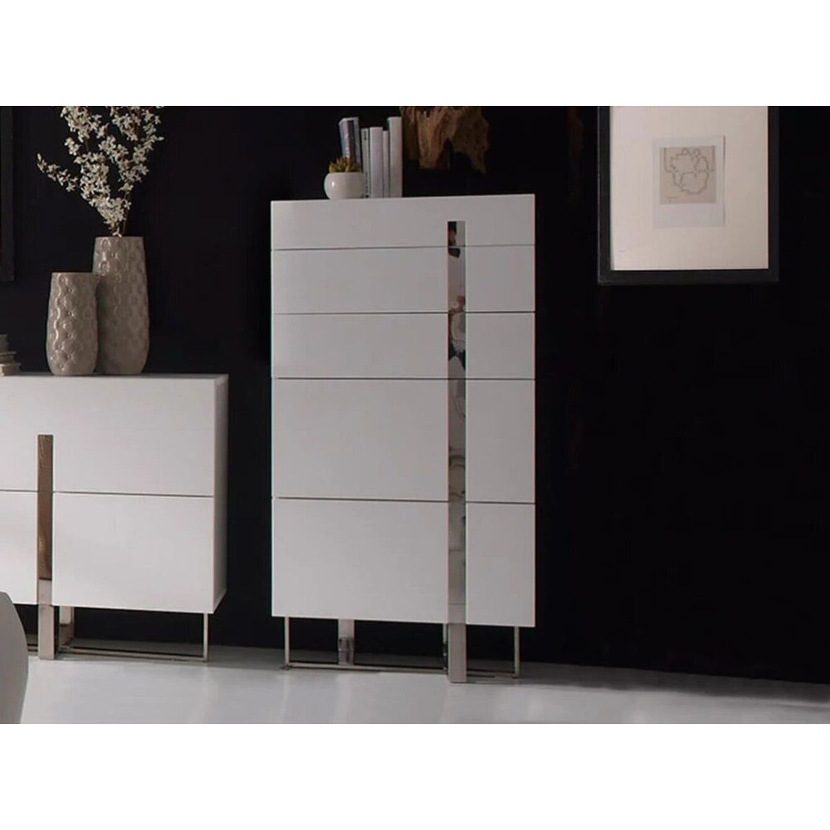 TU MESITA - Aparador de Salón Poiret Blanco 120 cmTU MESITA