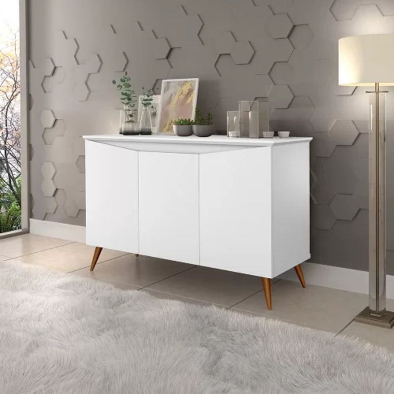 TU MESITA - Aparador Vajillero Vintage Reyes 100cm Blanco TU MESITA