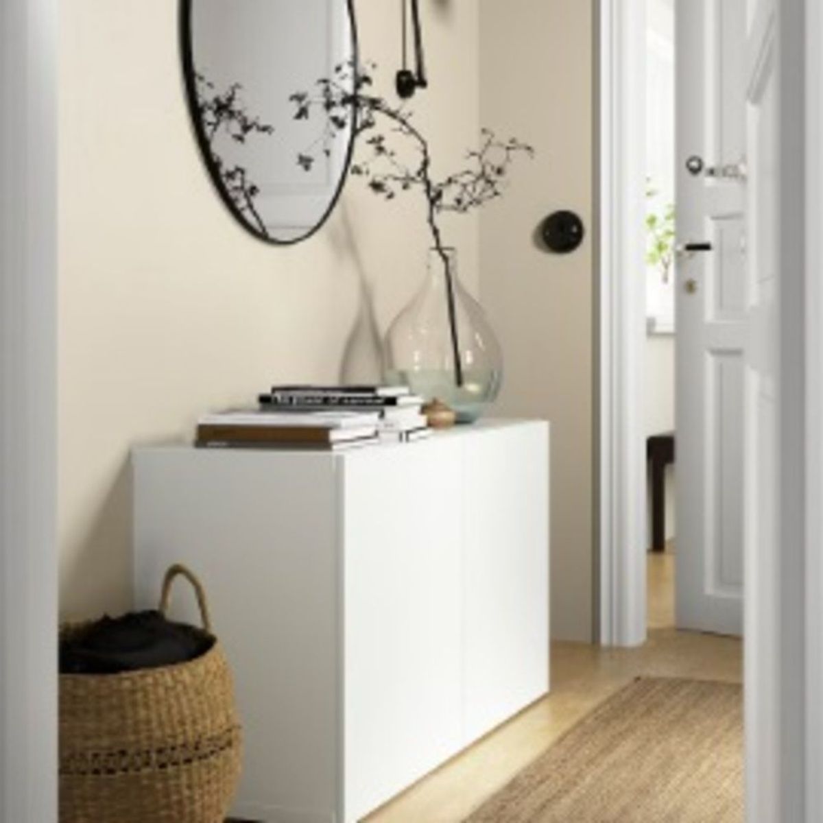 TU MESITA - Aparador moderno Berlin Melamine Blanco TU MESITA