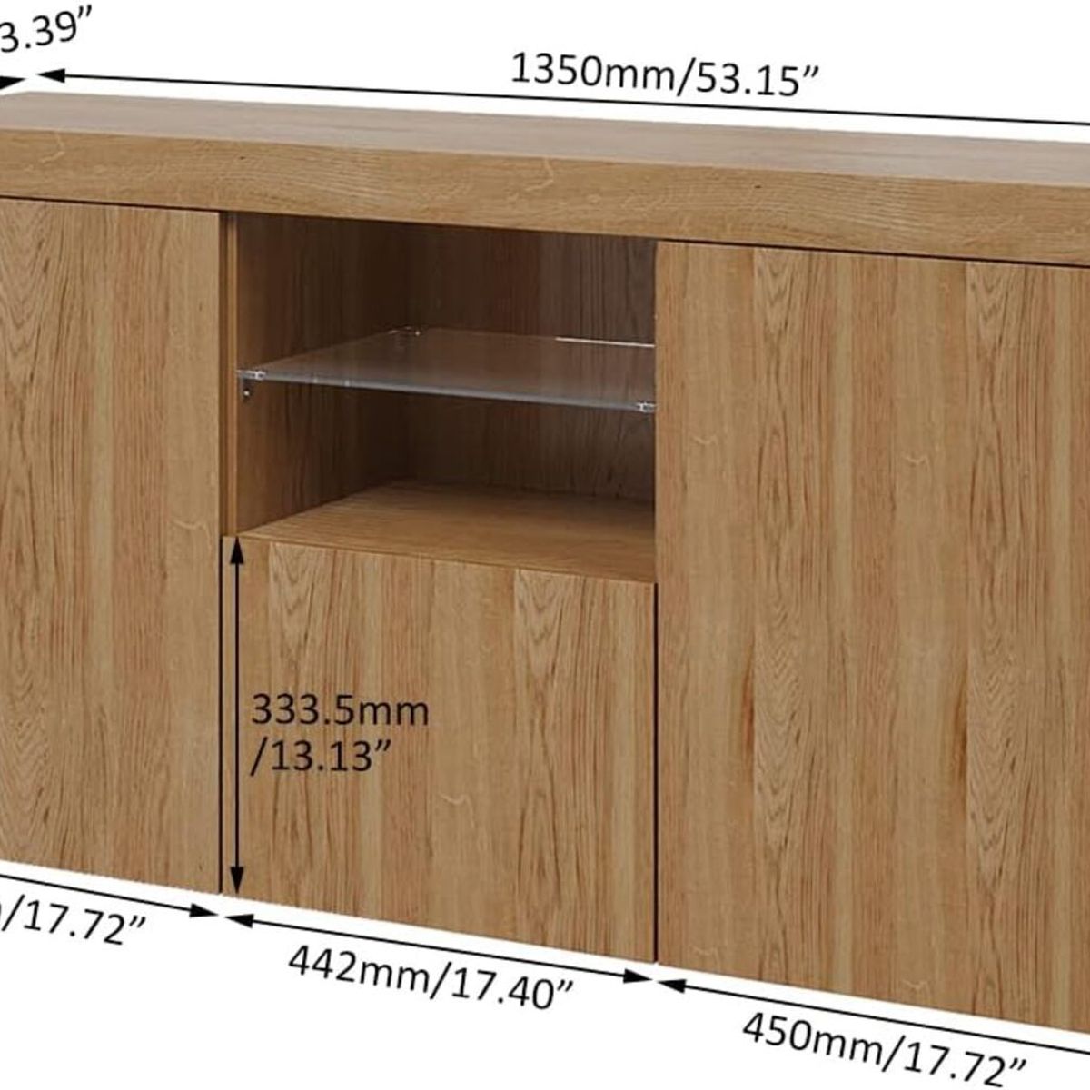 TU MESITA - Aparador Moderno Daneri 135cm TU MESITA