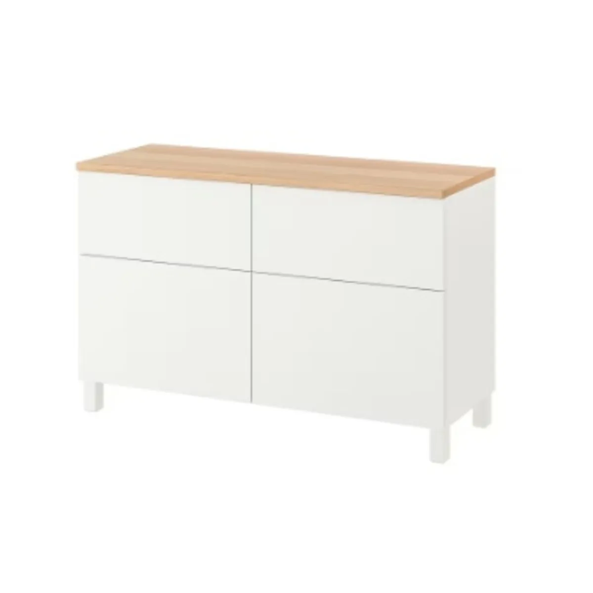 TU MESITA - Aparador Nórdico Melman 120 cm Blanco TU MESITA