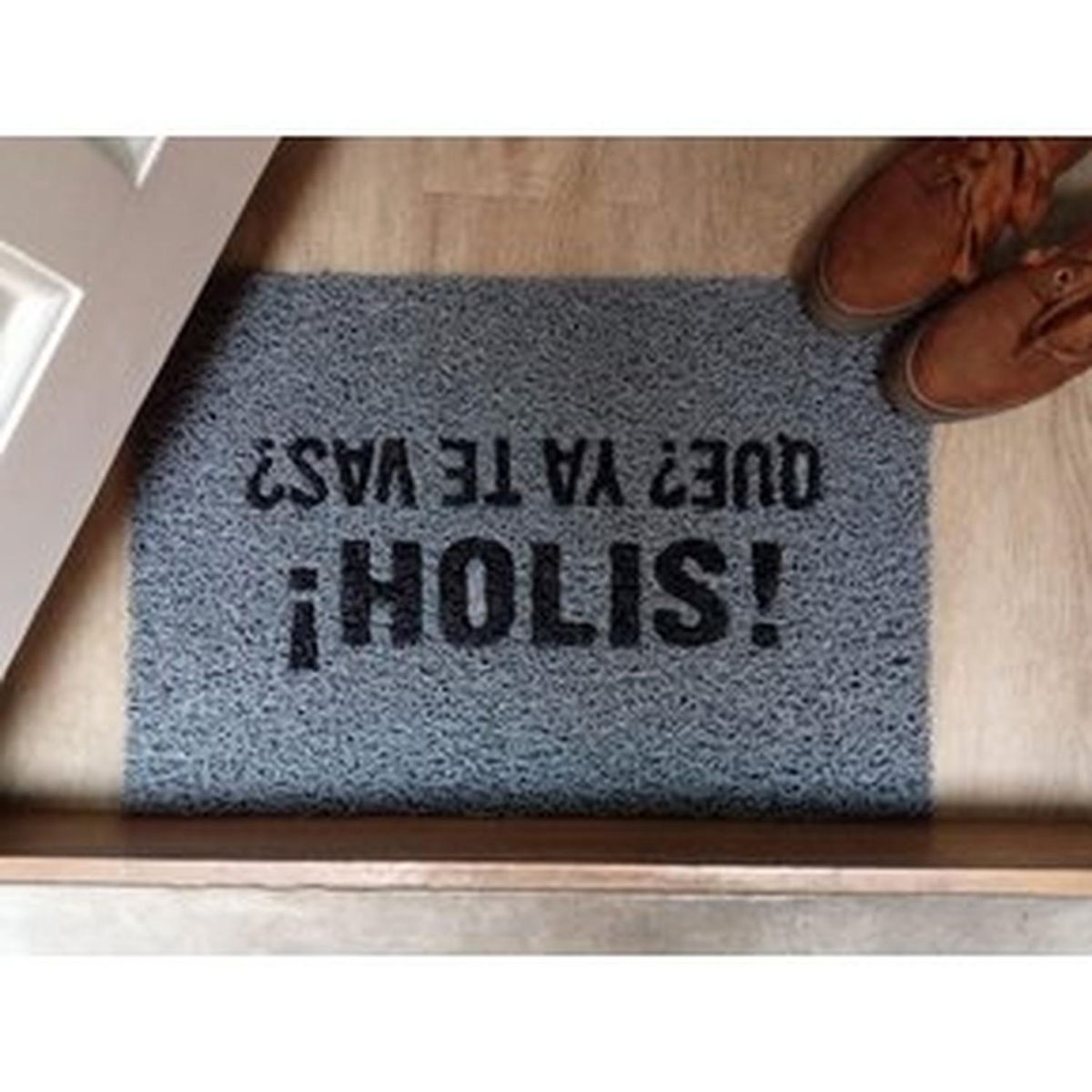 GENERICO - Tapete tipo NOMAD o Felpudo Atrapa Mugre Gris HOLI