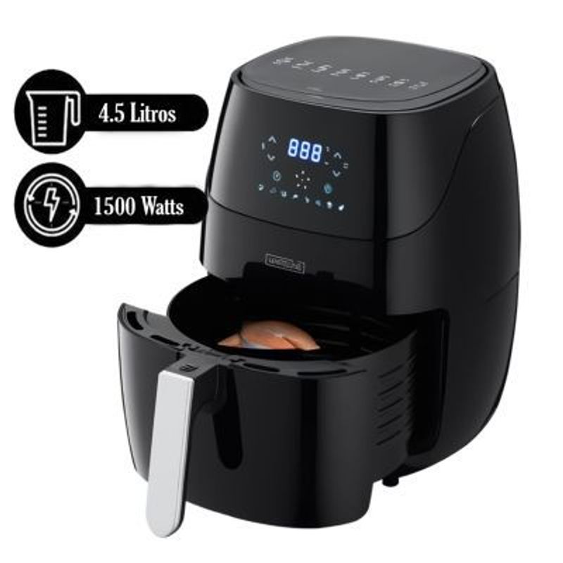 WHITELINE - Freidora de Aire Digital de 4 5L Whiteline DH-202 Negro