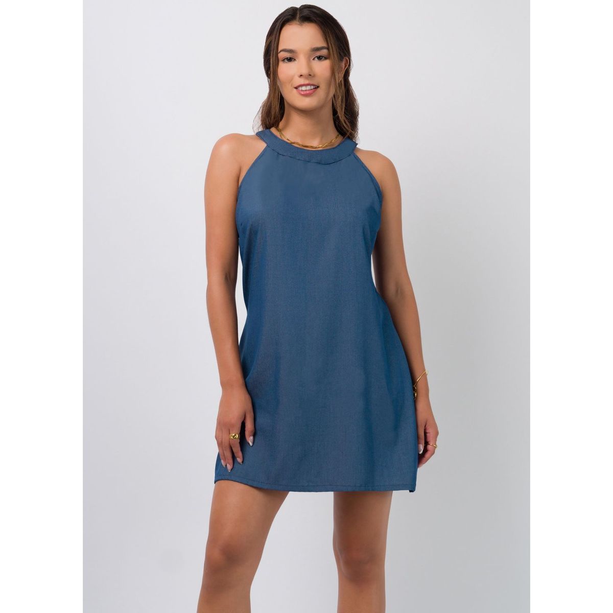 DOLCATTA - Vestido Dolce - Blue Denim - Dolcatta
