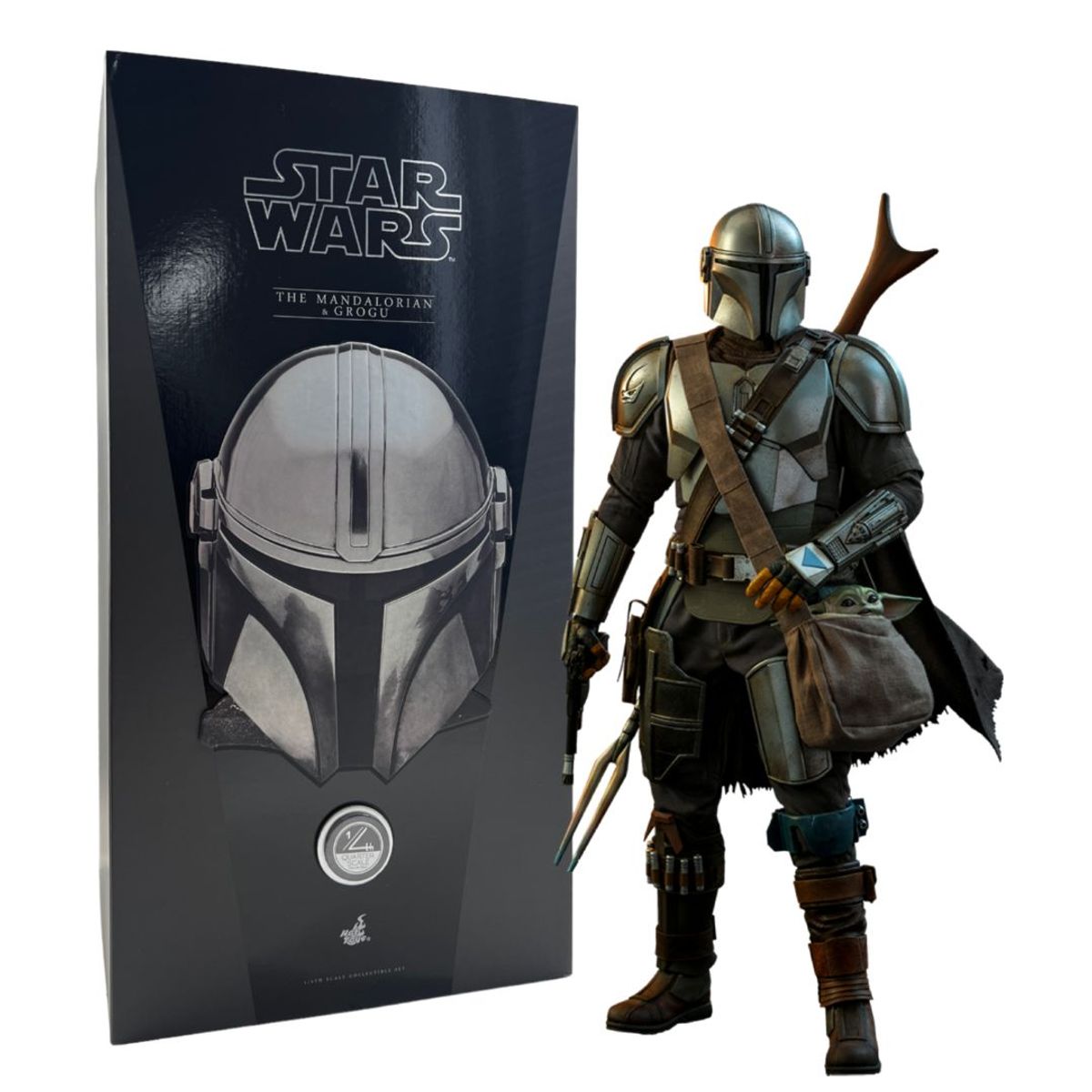 HOT TOYS - The Mandalorian and The Child Quarter Scale Hot Toys