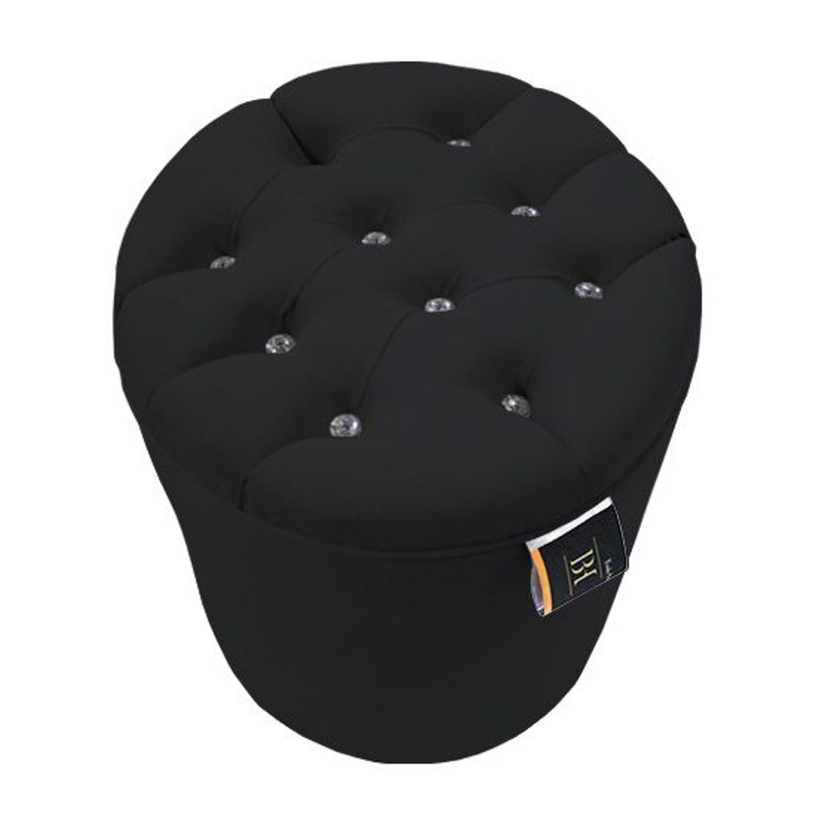 BARAKA HOME - Puff Moura Standard - Negro