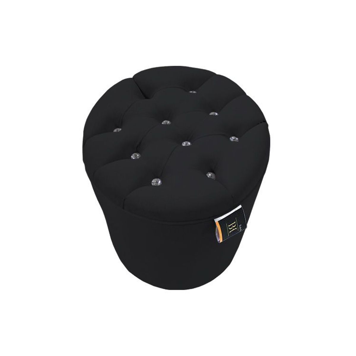 BARAKA HOME - Puff Moura Standard - Negro
