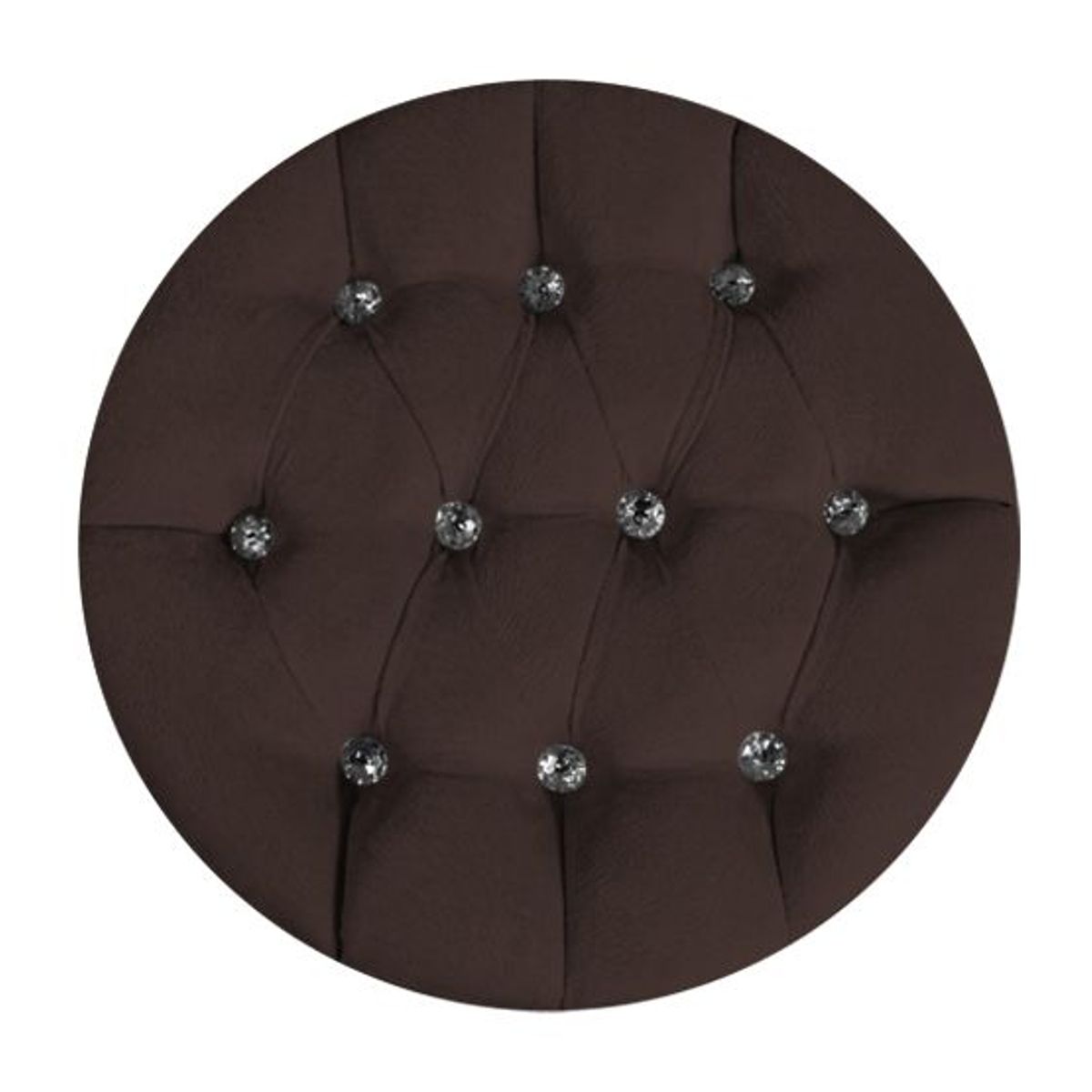 BARAKA HOME - Puff Moura Standard - Chocolate