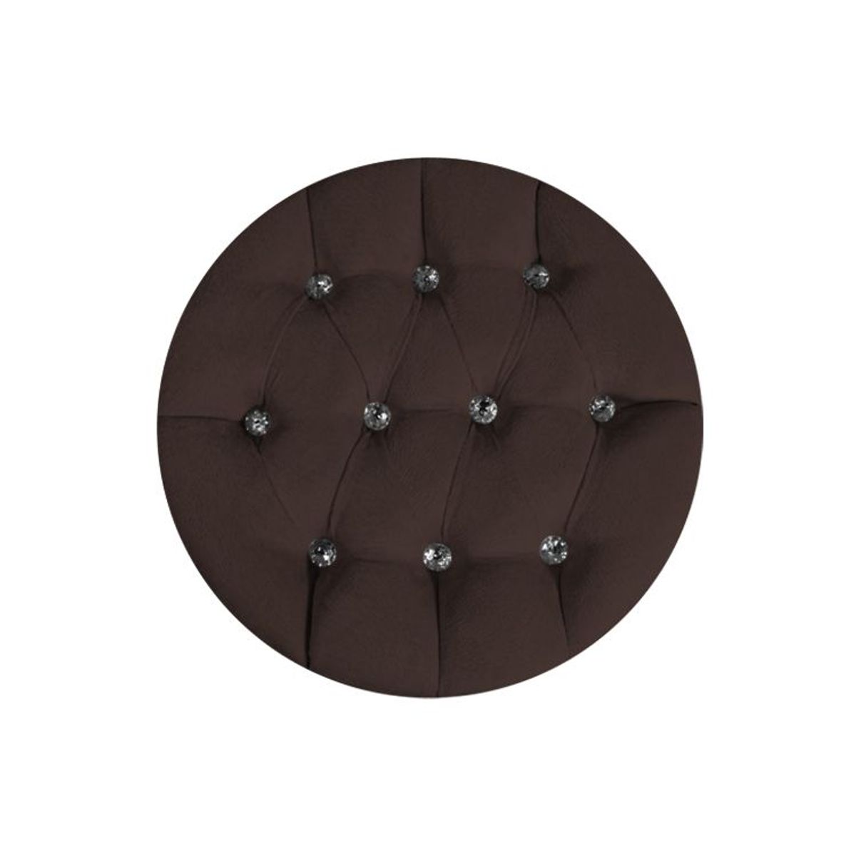 BARAKA HOME - Puff Moura Standard - Chocolate