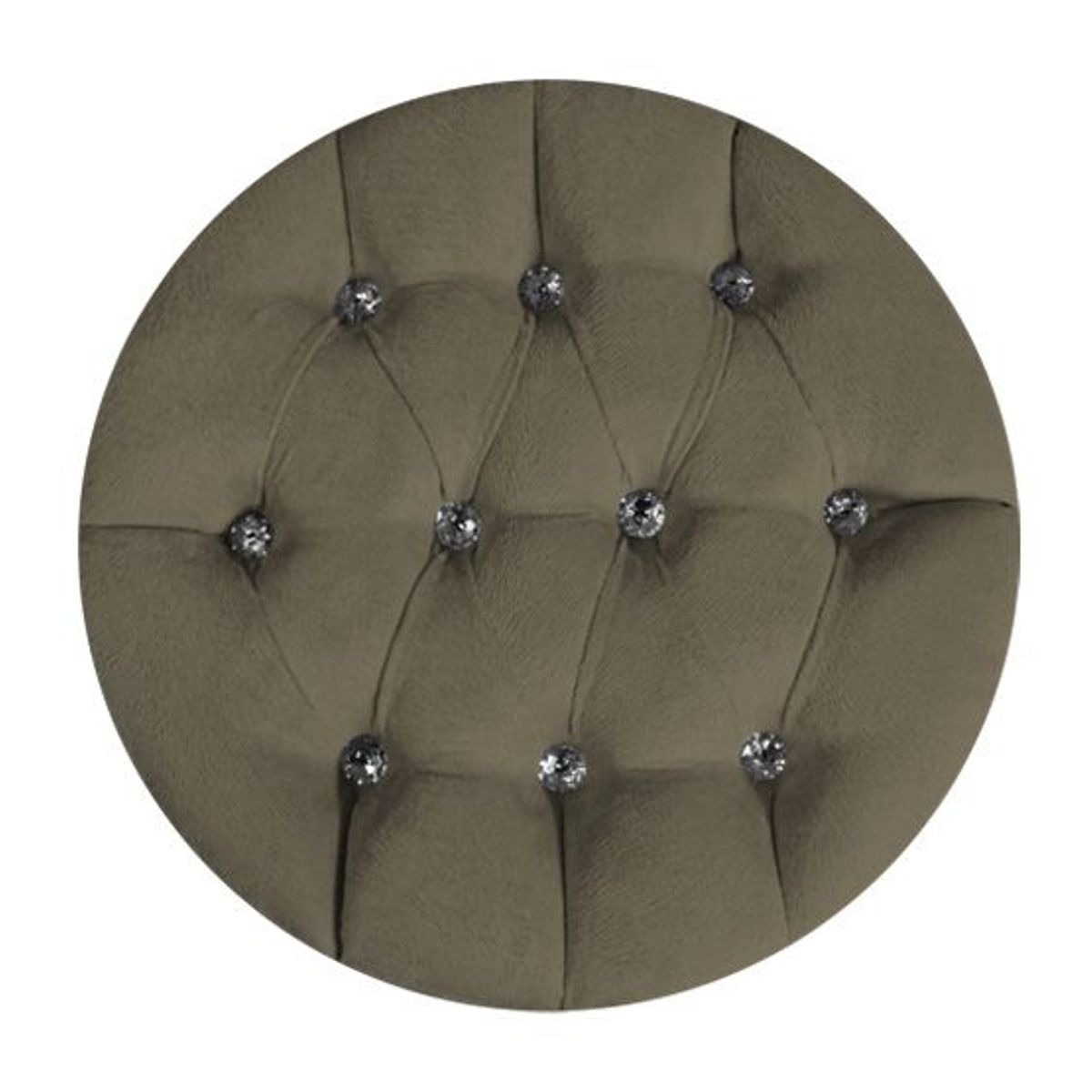 BARAKA HOME - Puff Moura Standard - Beige Oscuro