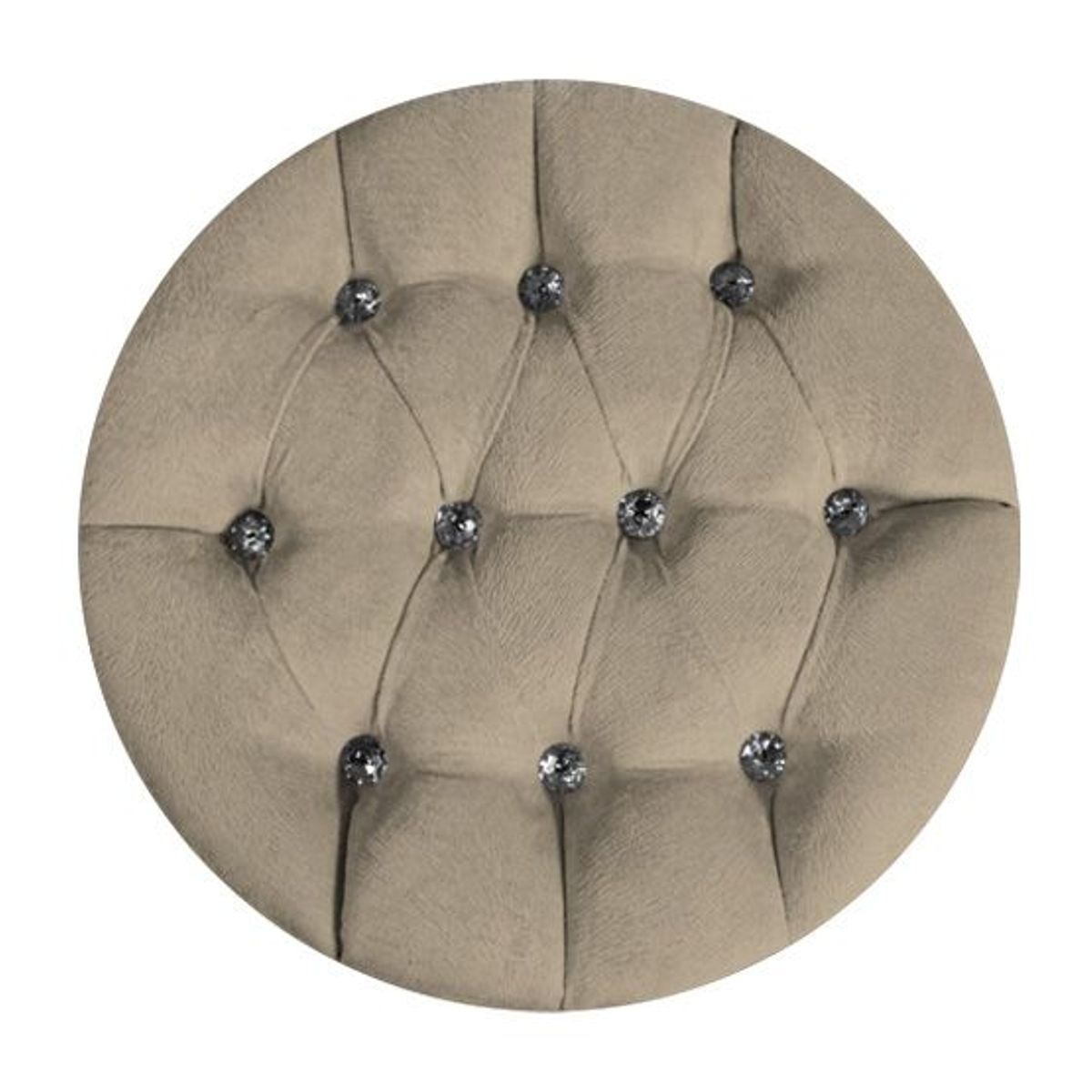 BARAKA HOME - Puff Moura Standard - Beige Claro