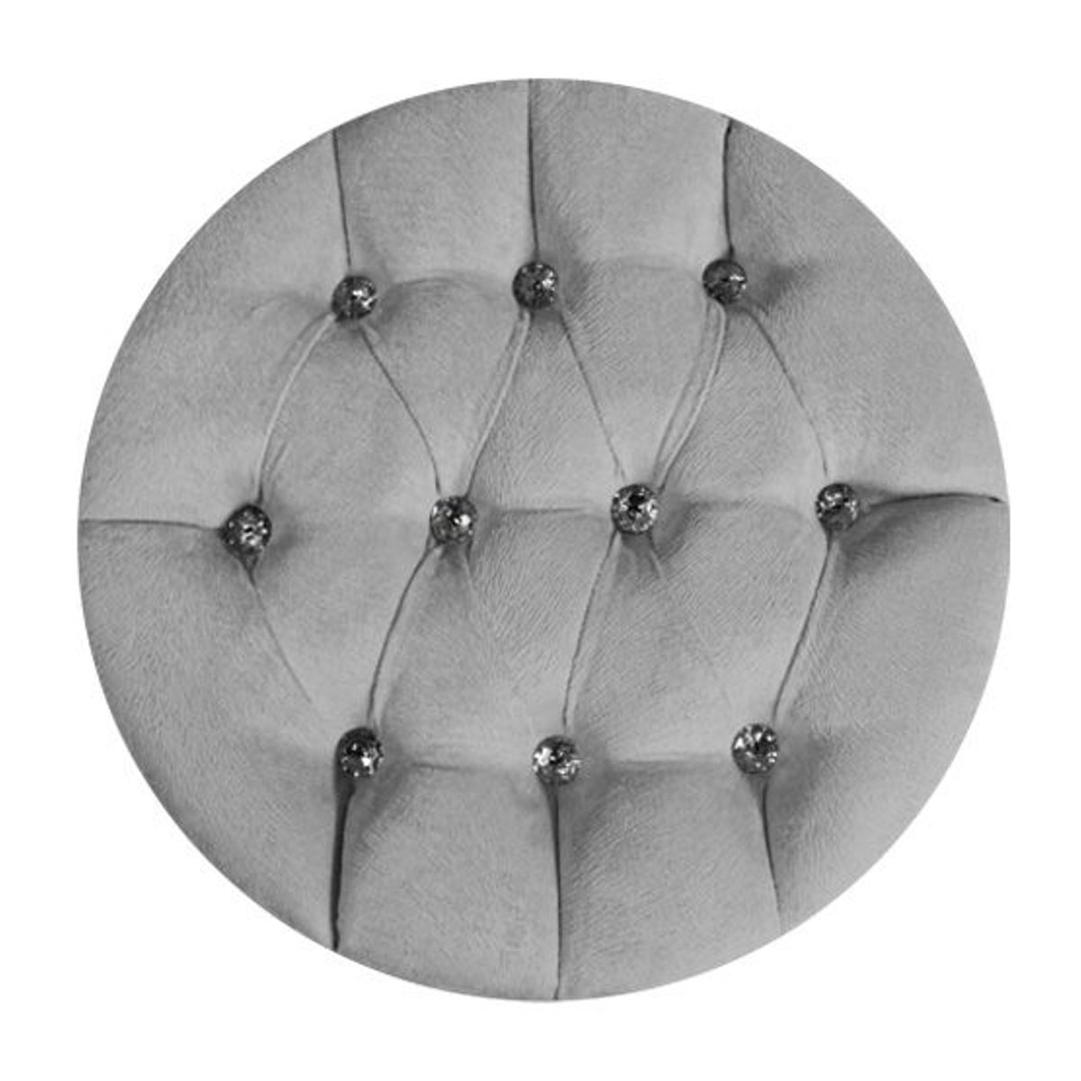 BARAKA HOME - Puff Moura Standard - Gris Claro