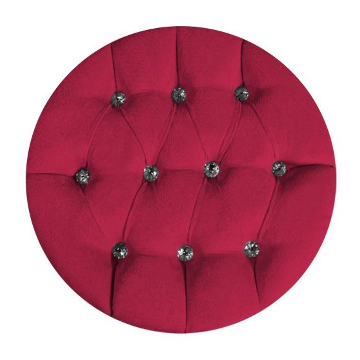 BARAKA HOME - Puff Moura Standard - Rojo