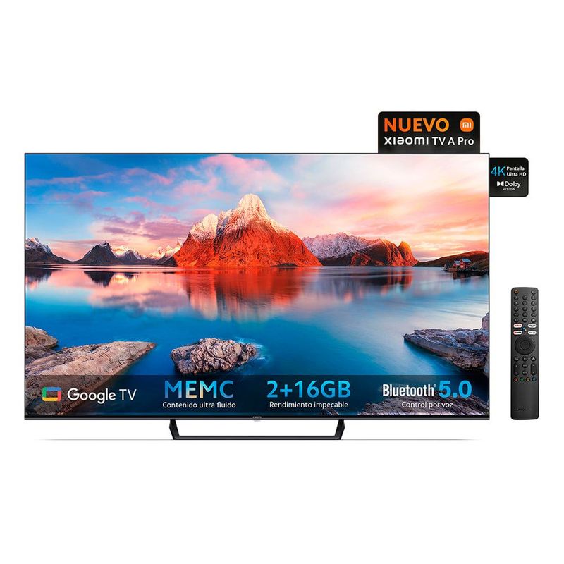 XIAOMI - TELEVISOR XIAOMI LED UHD 4K 65 SMART TV A PRO GOOGLE TV