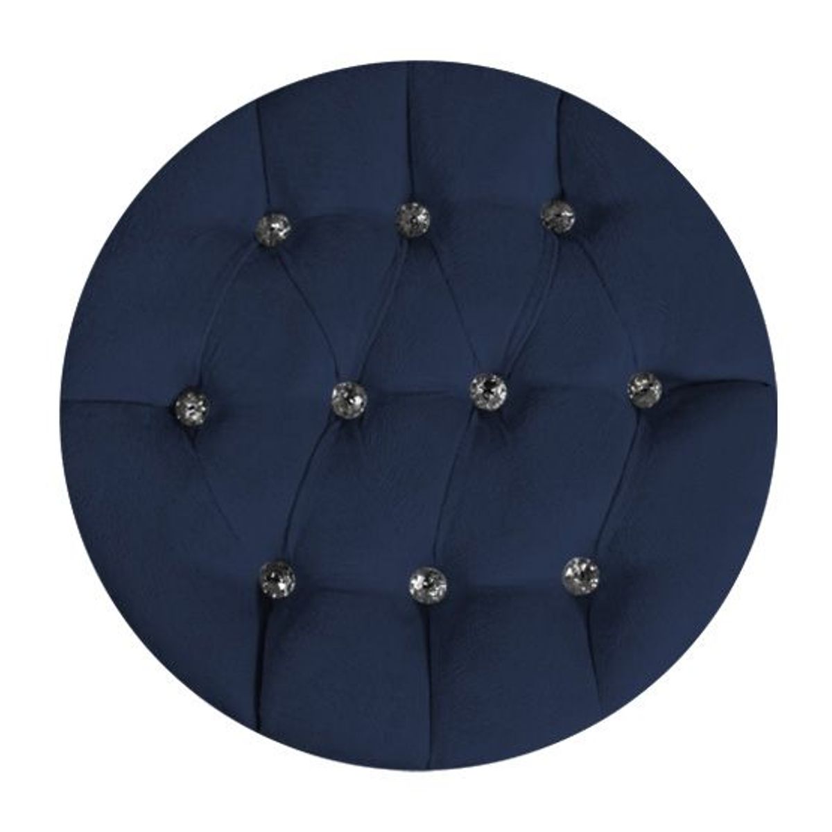 BARAKA HOME - Puff Moura Standard - Azul Marino