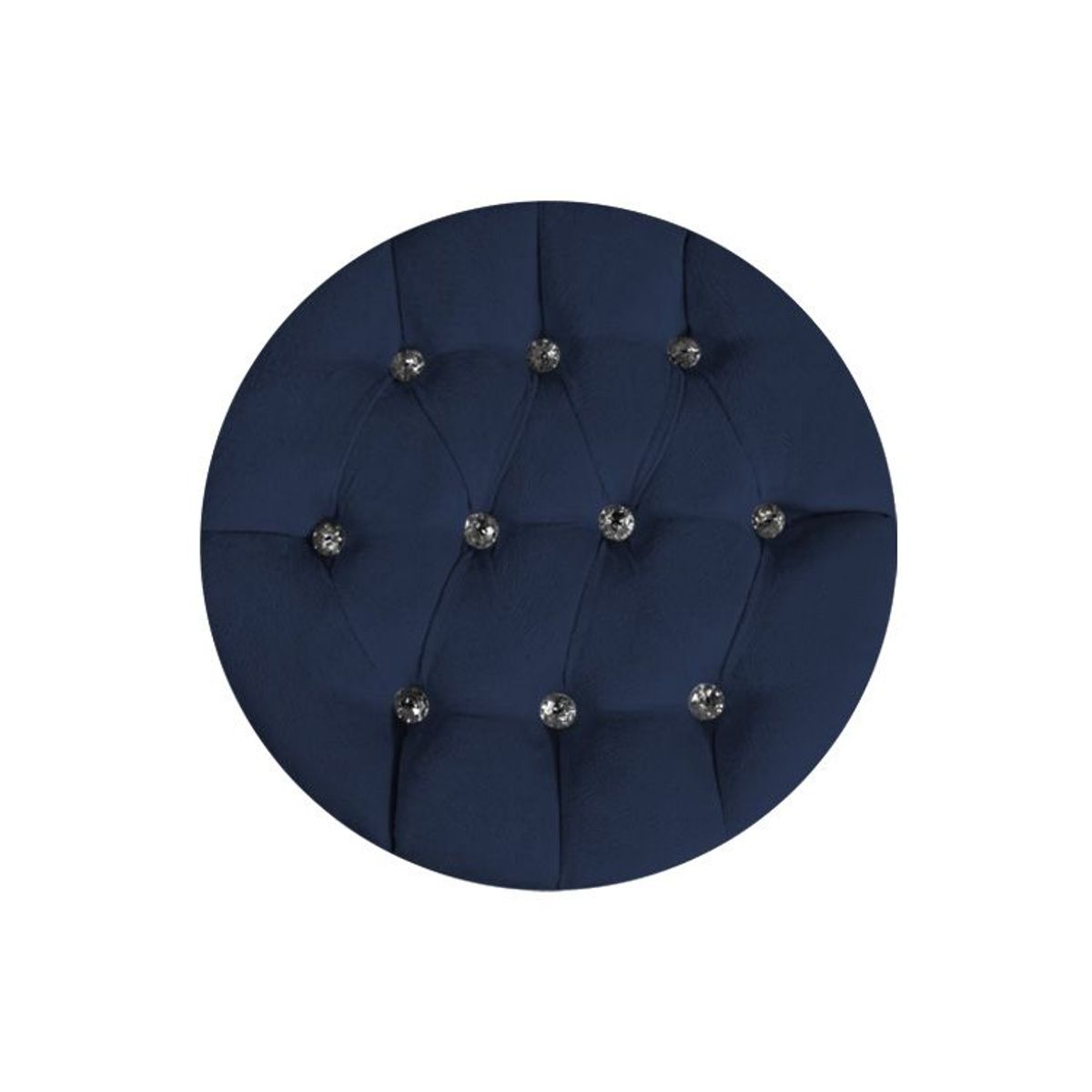 BARAKA HOME - Puff Moura Standard - Azul Marino