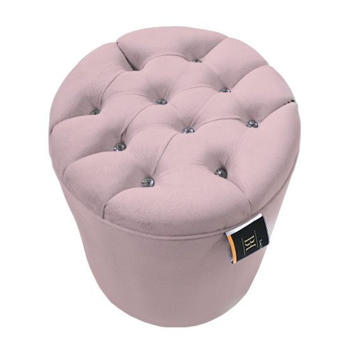 BARAKA HOME - Puff Moura Standard - Rosado