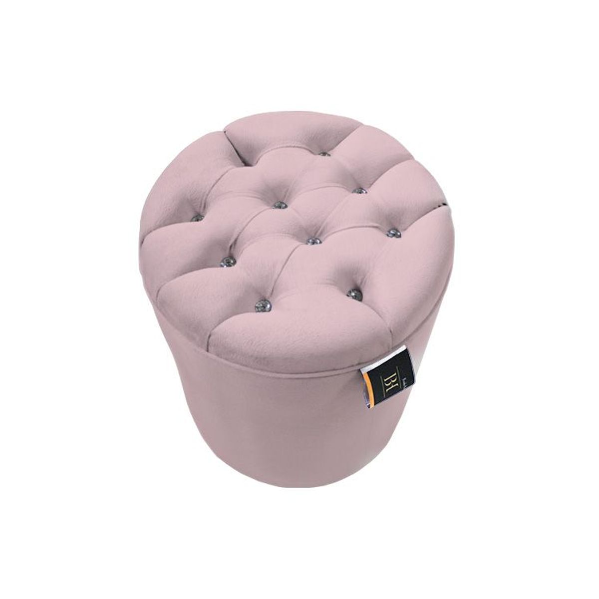 BARAKA HOME - Puff Moura Standard - Rosado