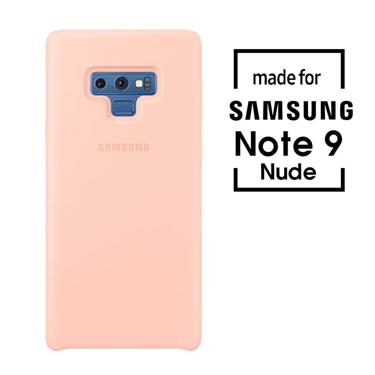 SAMSUNG - Silicone Case Para Samsung Note 9 Nude