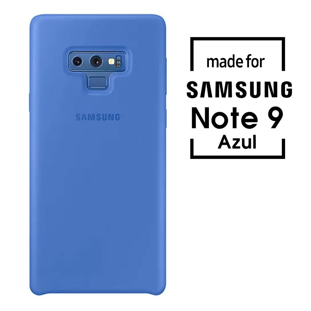 SAMSUNG - Silicone Case Para Samsung Note 9 Azul