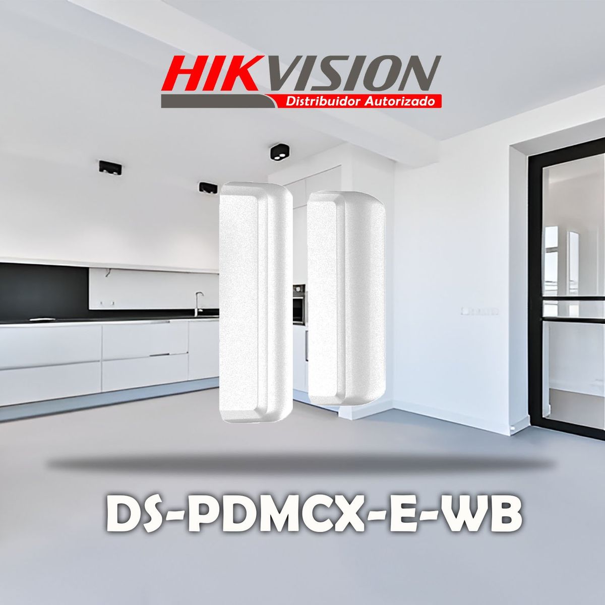 HIKVISION - CONTACTO MAGNÉTICO EXTERNO HIKVISION INALÁMBRICO DS-PDMCX-E-WB