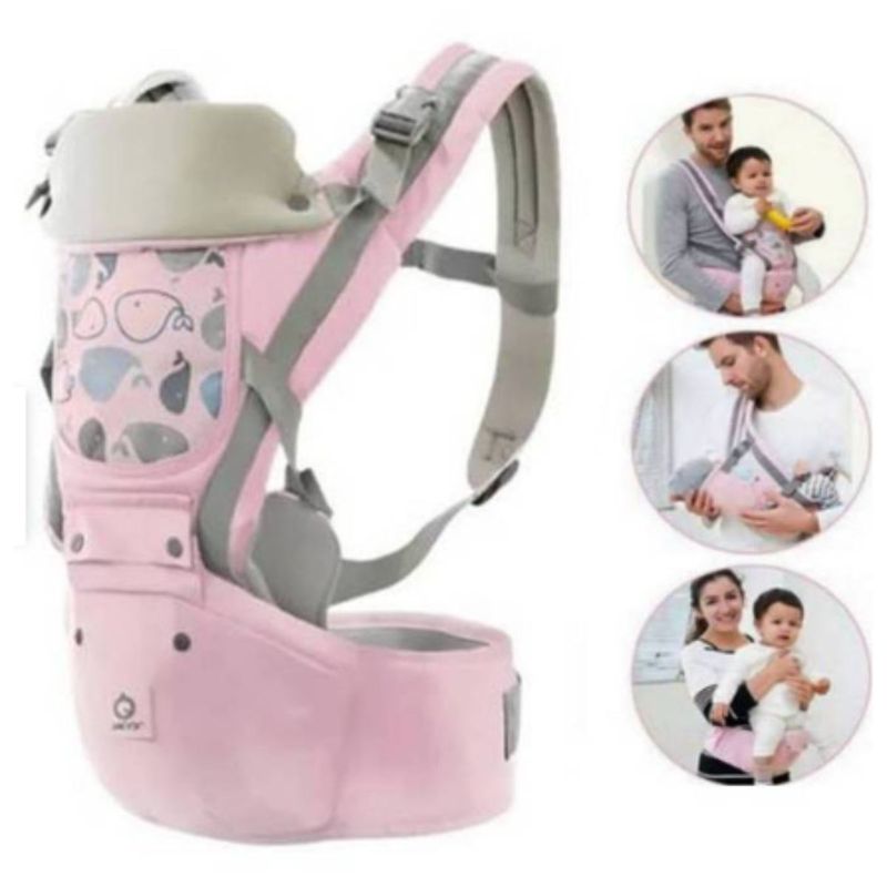 GENERICO - Canguro para Bebé Ergonómico Ballena 3 en 1 Rosado