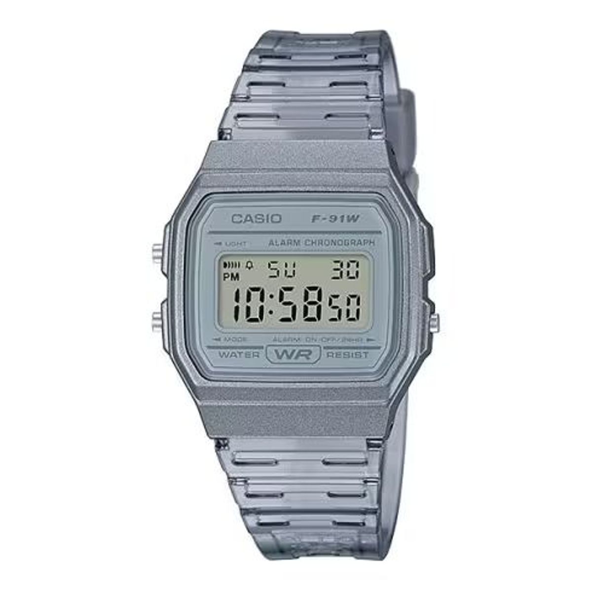 CASIO - Reloj DigitaL Casio Mujer Gris F-91WS-8D