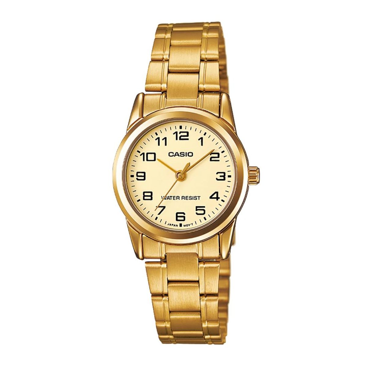 CASIO - Reloj Casio Mujer Dorado LTP-V001G-9BUDFDI