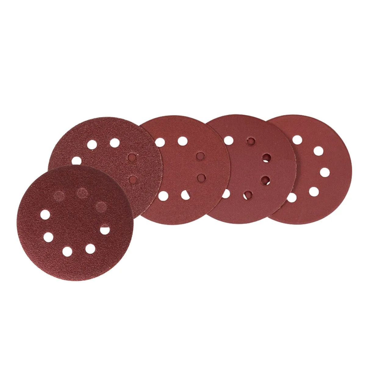 UYUSTOOLS - Set 5 Discos de Lija  115mm(4.5")  Para Lijadora Orbital