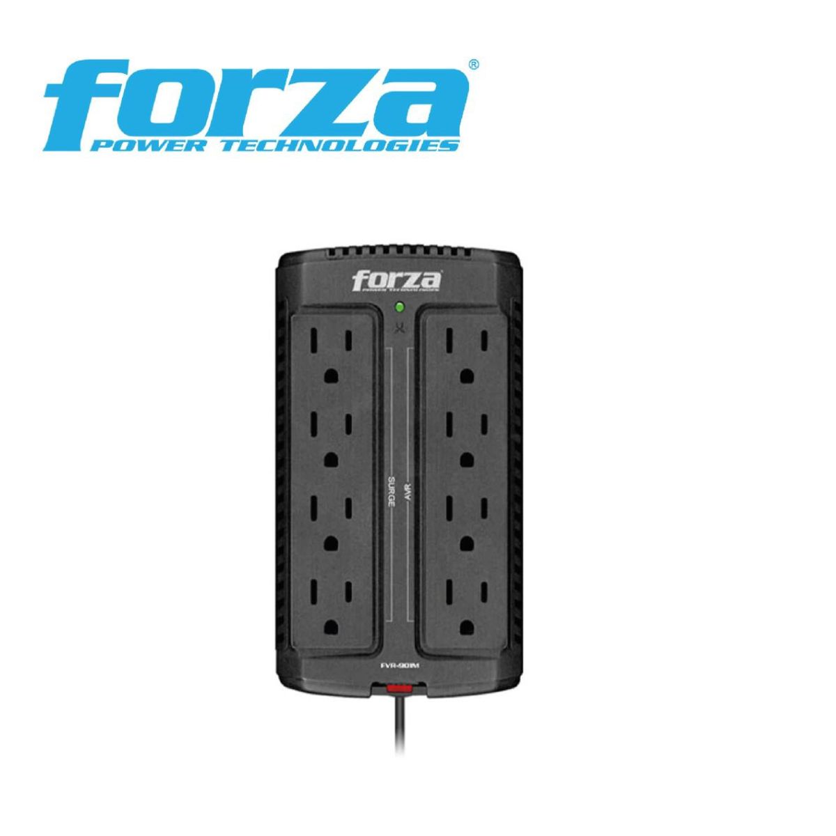FORZA - ESTABILIZADOR DE ENERGIA FORZA 8 TOMAS  FVR-902 900VA/450W 220VA