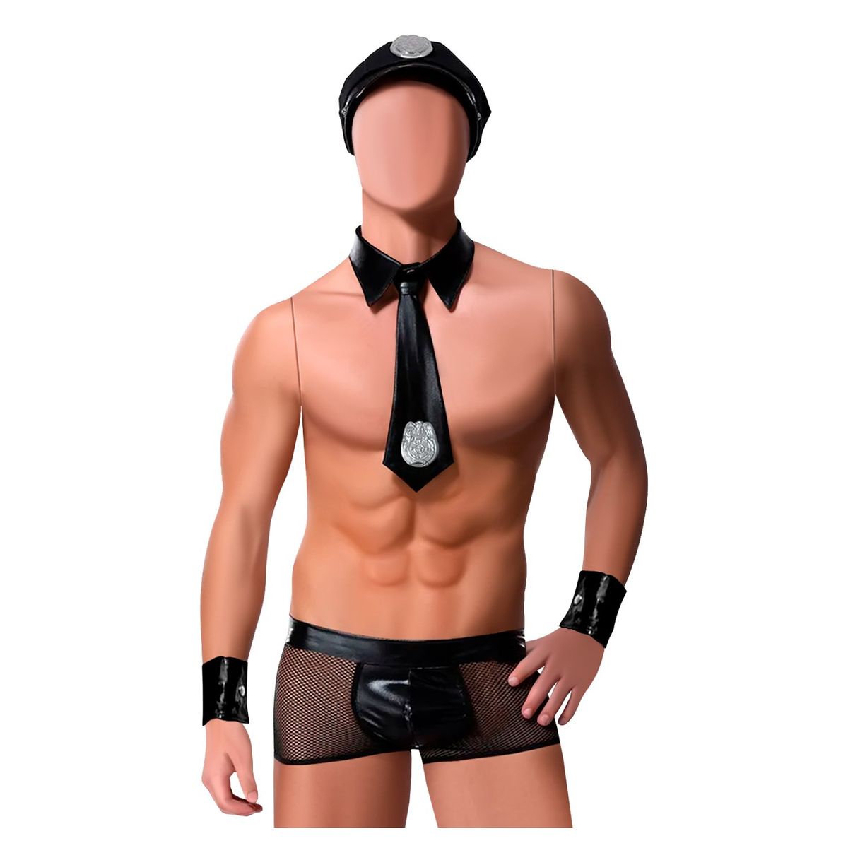 BUYPAL - Lenceria Disfraz Para Hombre Sexy Policia