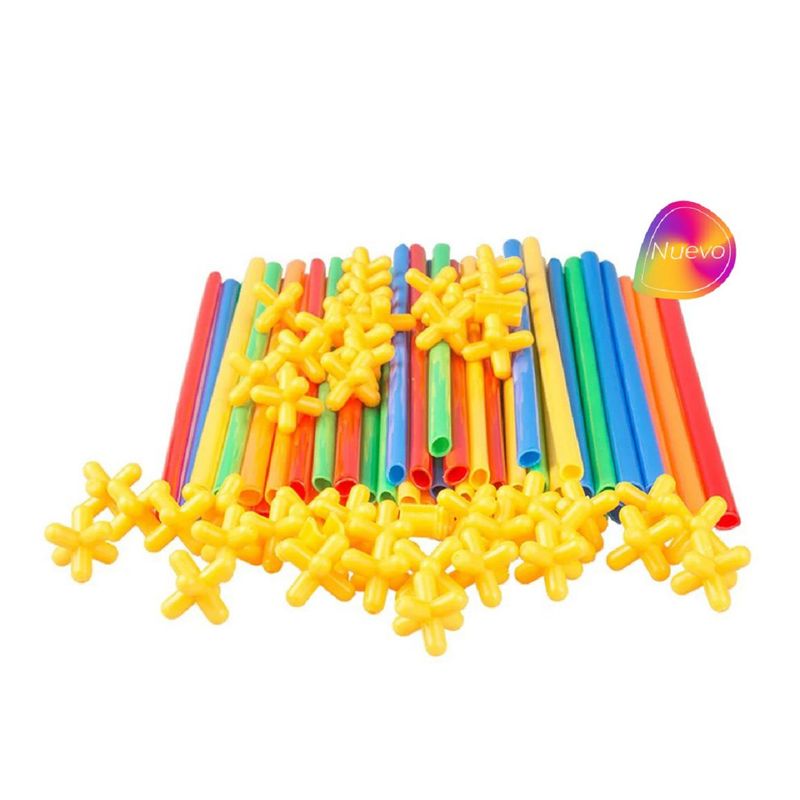GENERICO - Juguete Didáctico Palitos De Colores Para Armar