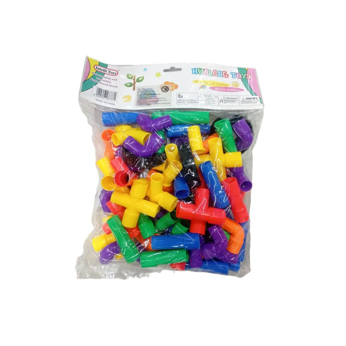 GENERICO - Juego Didáctico Tubos De Colores Para Armar