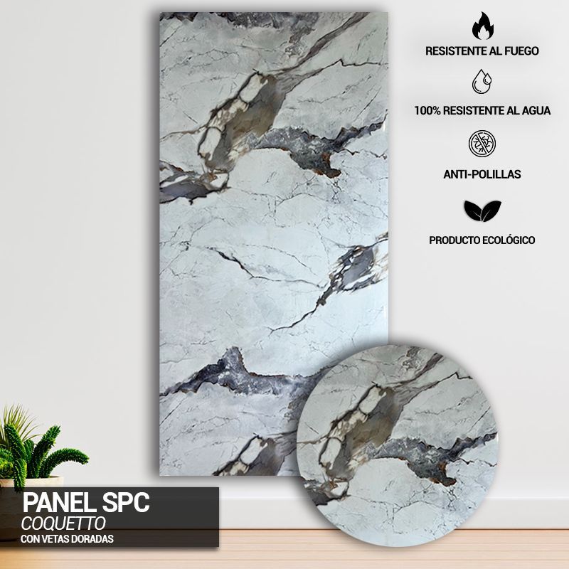 VIDAR - PANEL MARMOL SPC COQUETTO - VENTA POR UNIDAD