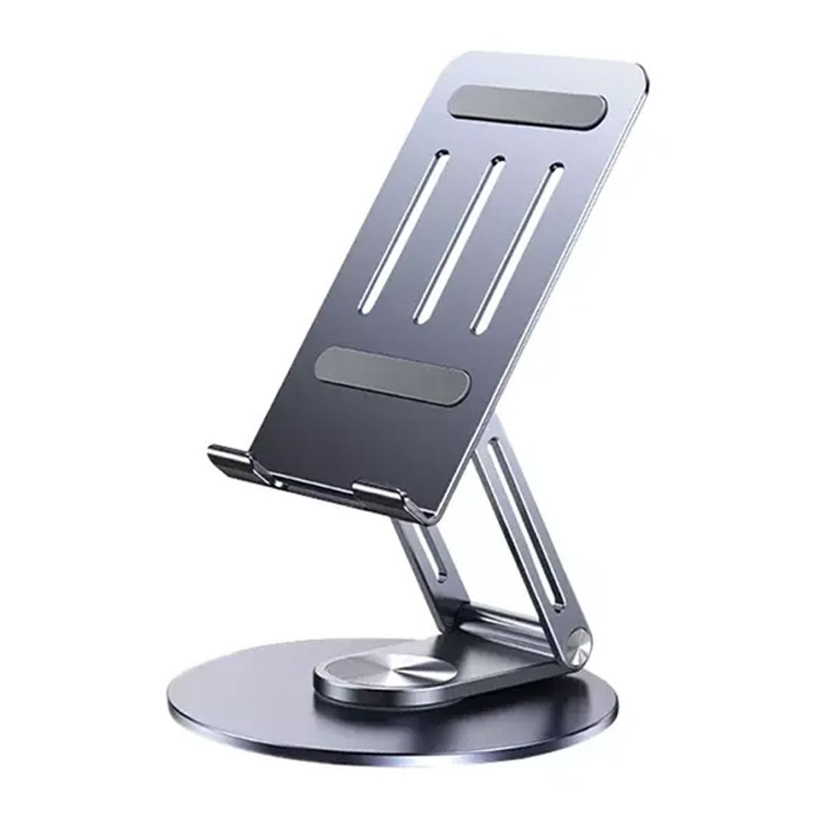 S&T - Soporte para celular Corporativos for business aluminio giro 360° hs211 Dark Grey -Tablet