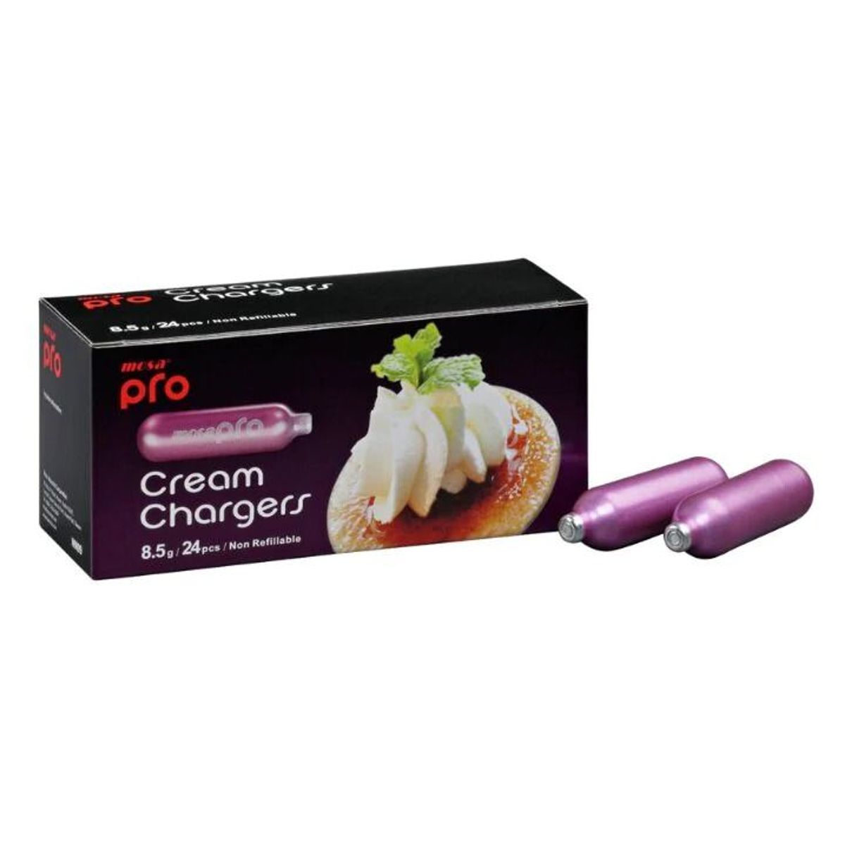 GENERICO - OXIDO NITROSO N2O CAPSULAS 8.5 GR CREMA CHANTILLY CARGA CAJA 24 UND