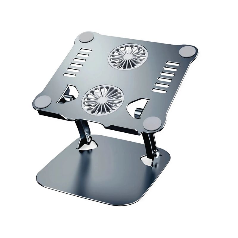 S&T - Soporte Para Laptop corporativos ST for Business Aluminio With Fan Cooling HT619 Gris