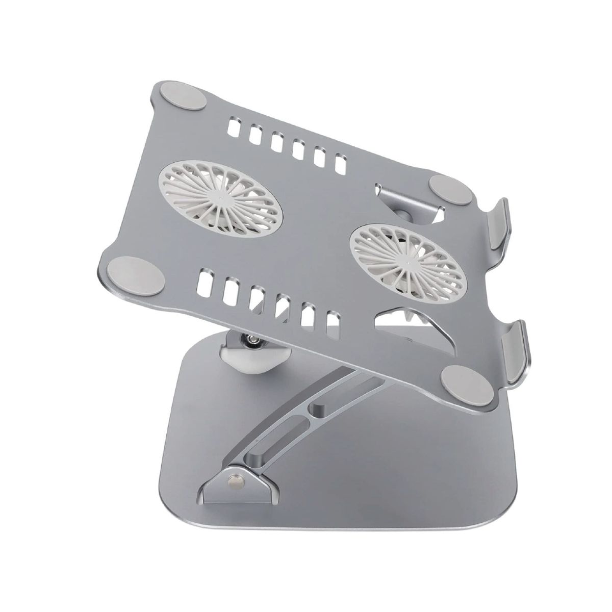 S&T - Soporte Para Laptop corporativos ST for Business Aluminio With Fan Cooling HT619 Gris