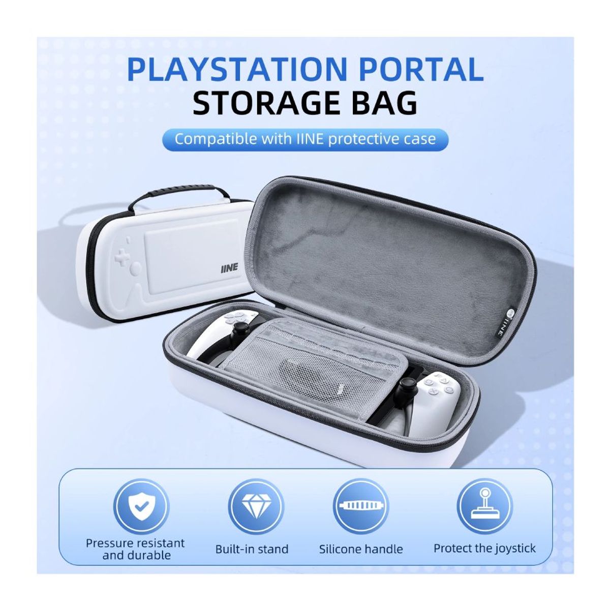 GENERICO - Estuche Case Protector Consola Portatil Playstation Portal